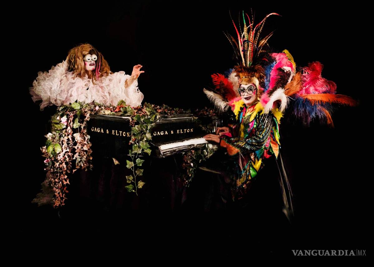 $!Lady Gaga y Elton John, dos de los personajes que maneja Kent. EFE/Amaia Osuna