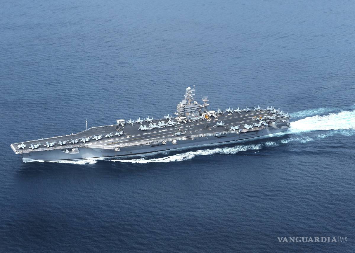 $!USS Abraham Lincoln, portaaviones de EU se moviliza hacia aguas iraníes