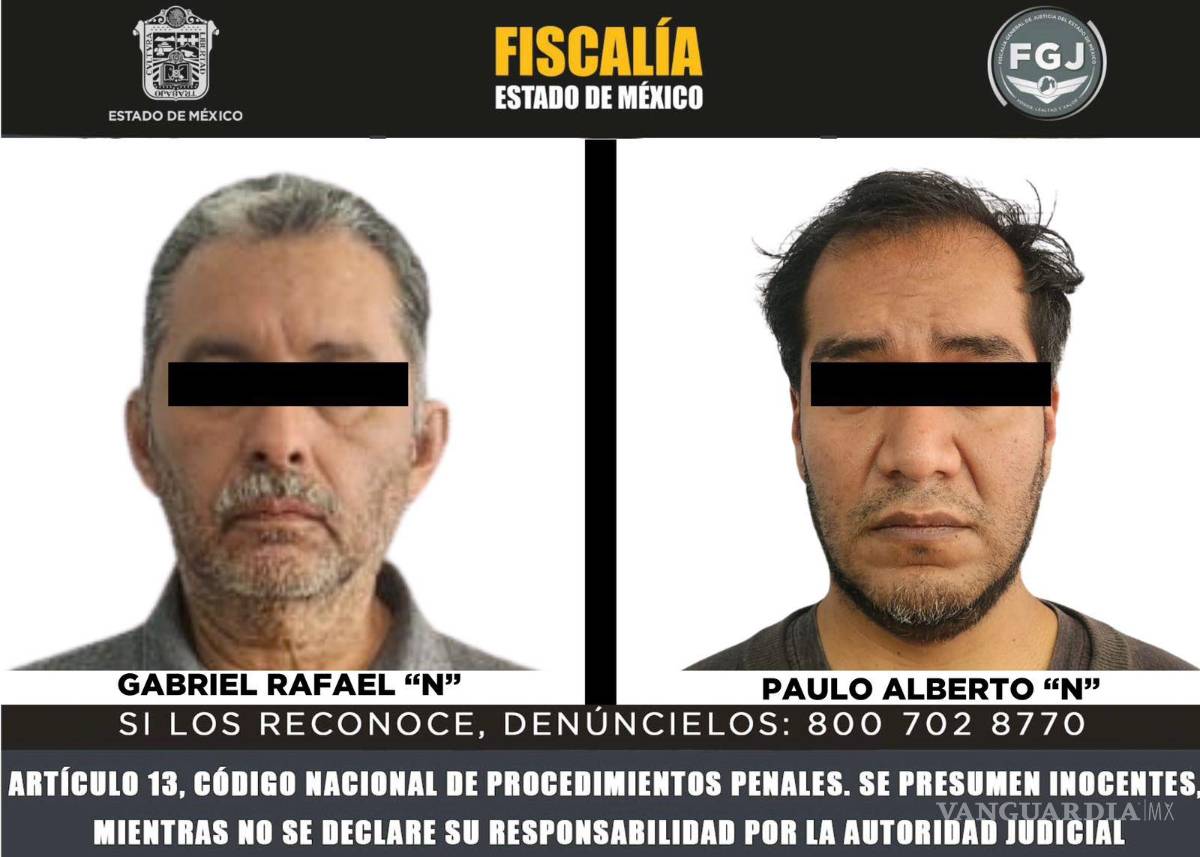 $!Fiscalía del Estado de México detiene a dos hombres por la desaparición de Kimberly Moya en Naucalpan