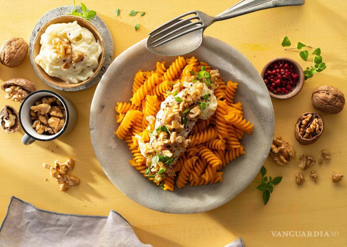 $!Pasta cremosa de nueces, de 'Chef' Bosquet.