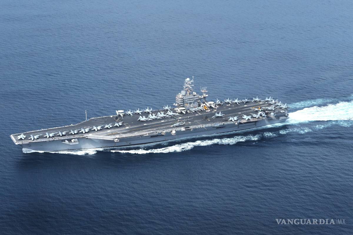 $!USS Abraham Lincoln, portaaviones de EU se moviliza hacia aguas iraníes