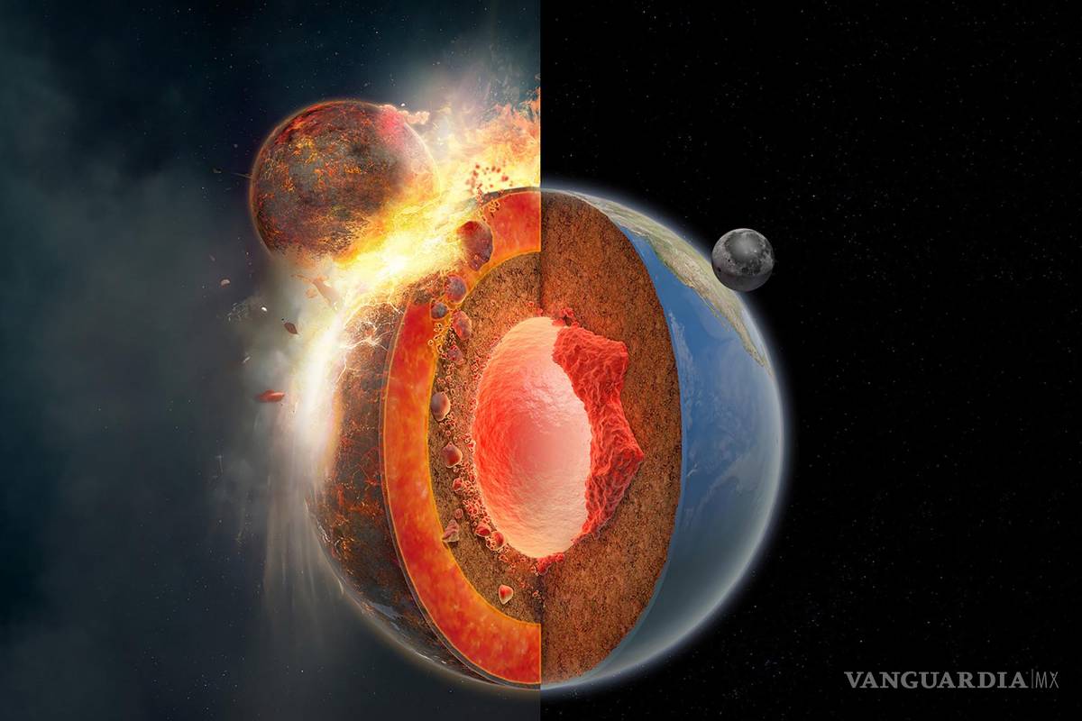Como consecuencia del gran choque que originó la Luna podría haber iniciado la tectónica de placas