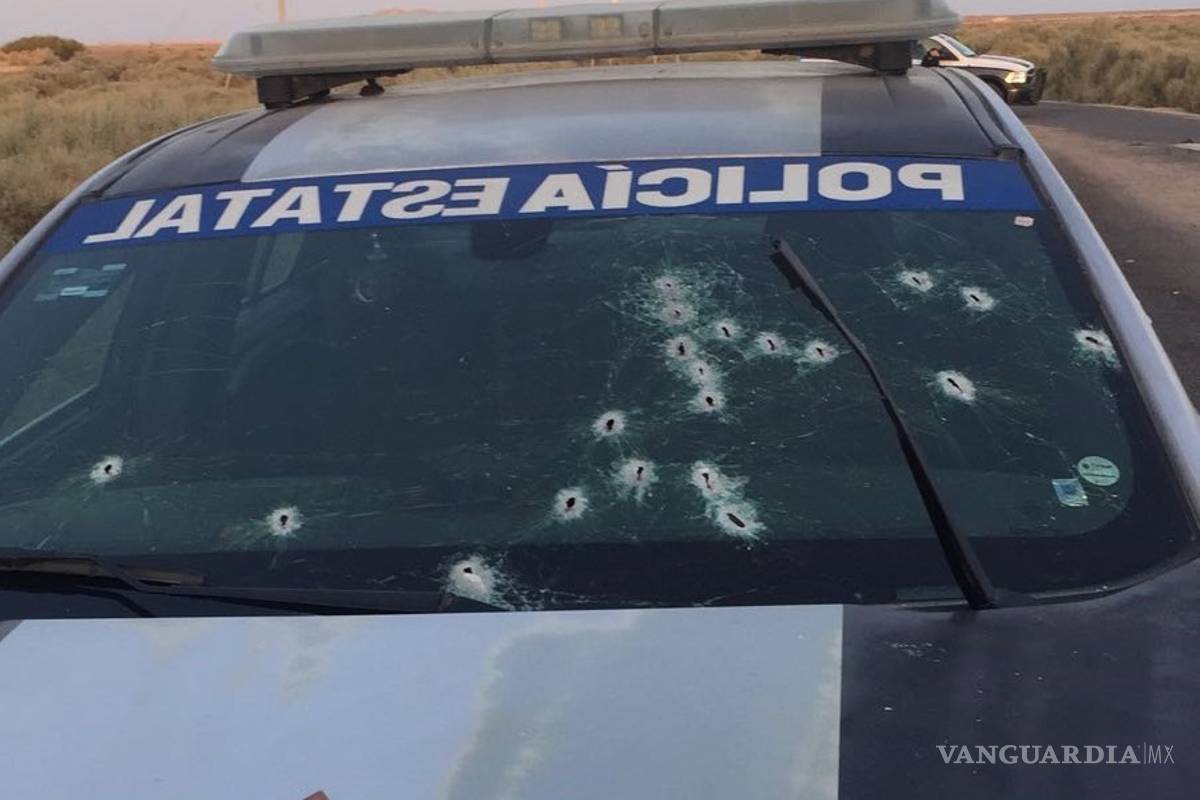 Policía Estatal de Coahuila enfrenta a comando en límites con Nuevo León