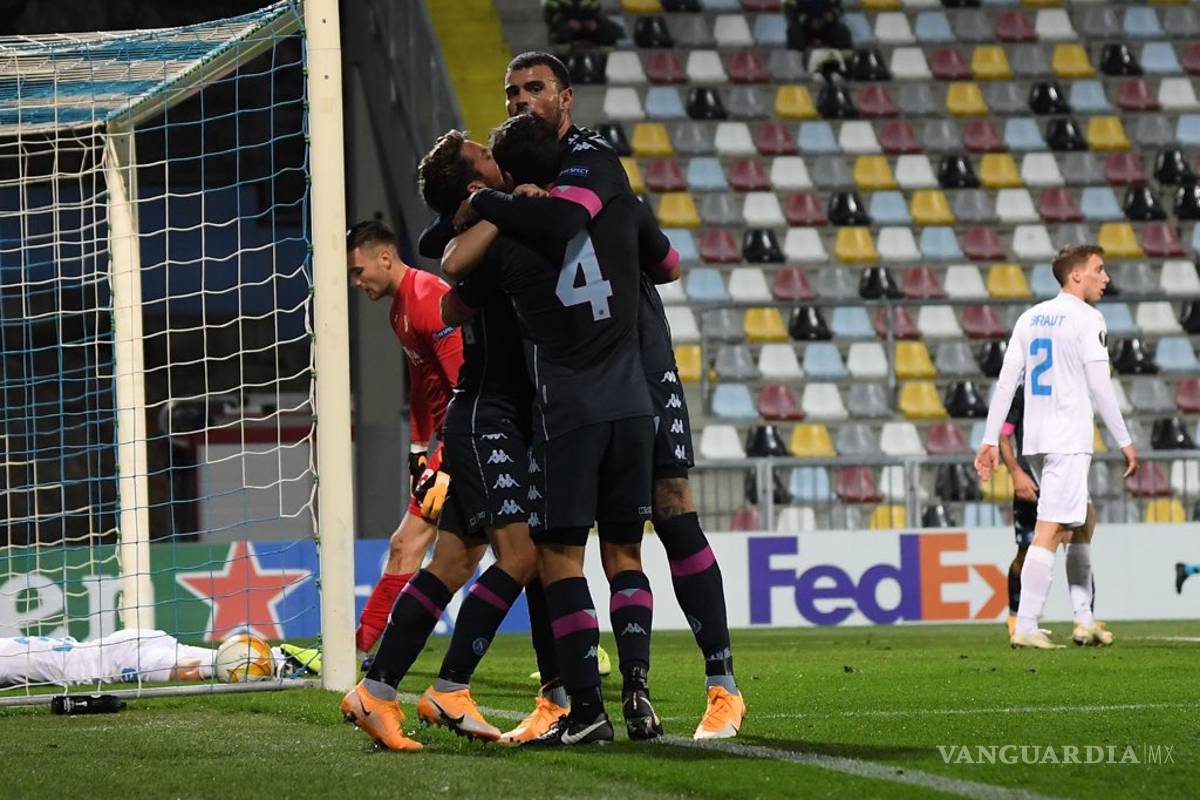 Napoli con el ‘Chucky’ en la cancha derrotan al Rijeka en la Europa League