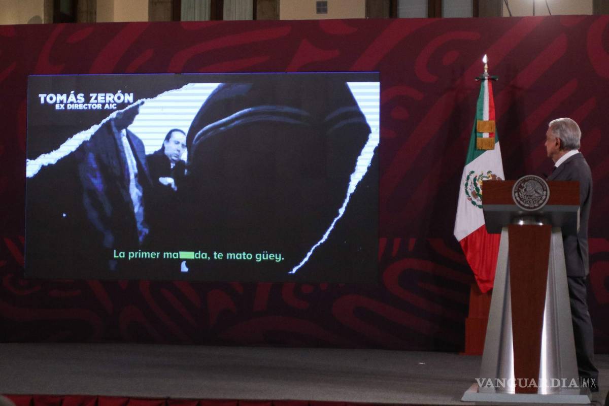 Exhibe AMLO video de Tomás Zerón en acto de tortura: ‘¿A este señor protege Israel?’, cuestiona