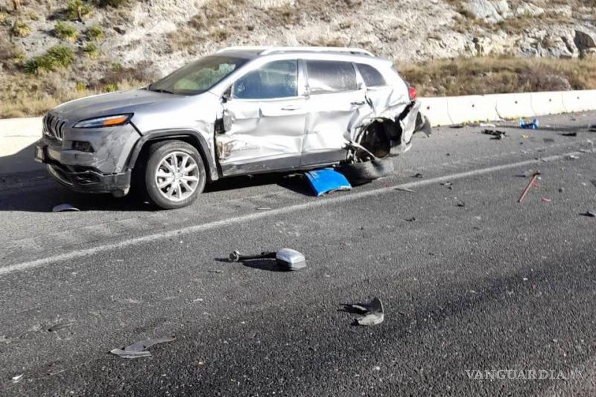 $!Así fue el carreterazo que dejó cuatro muertos en Los Chorros, carretera 57 de Coahuila