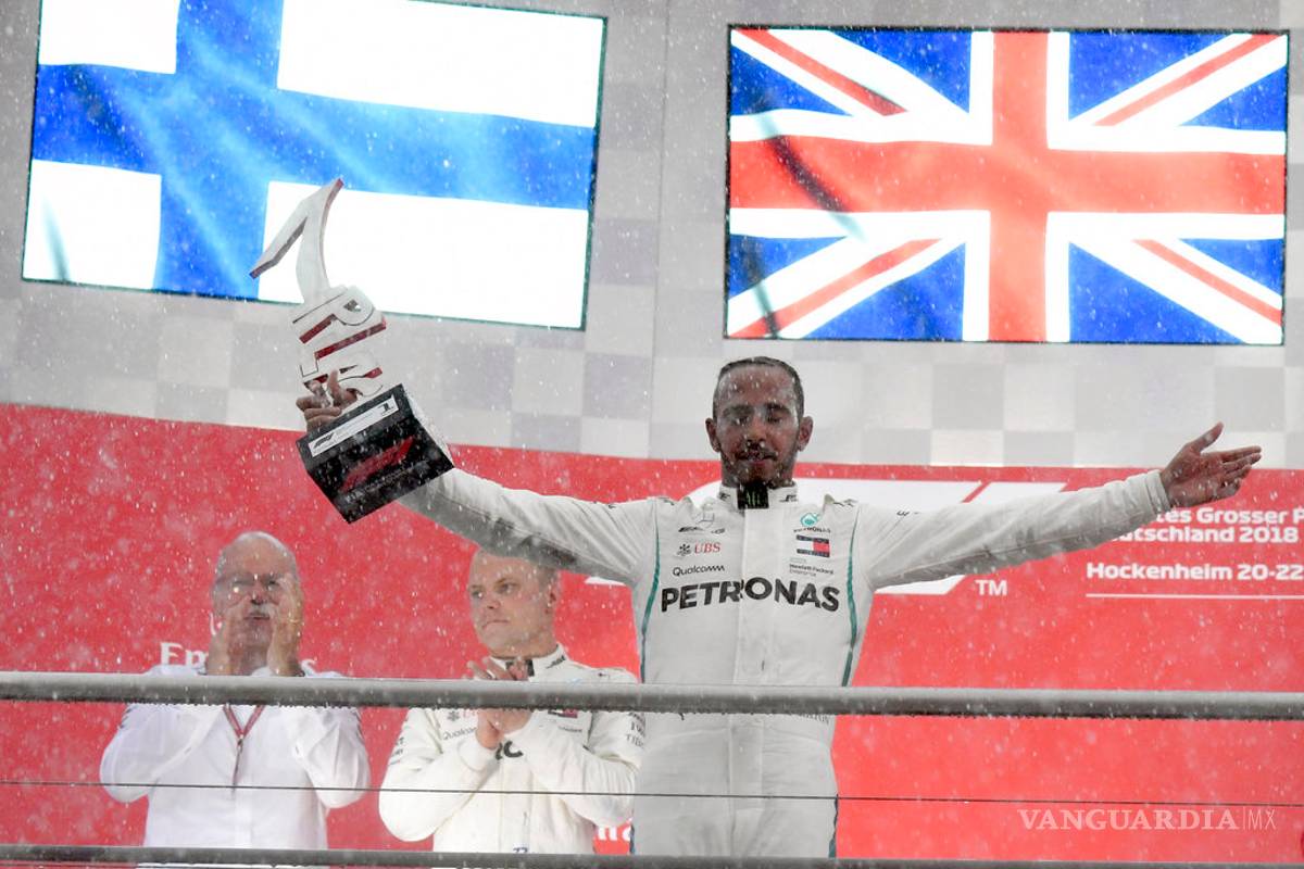 De forma dramática Hamilton se lleva el GP de Alemania