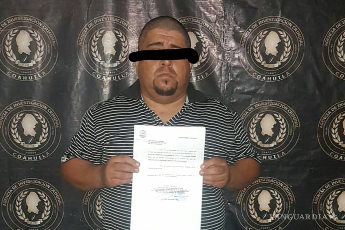 Detienen en Monclova a sujeto por desaparición forzada cometida en el 2012