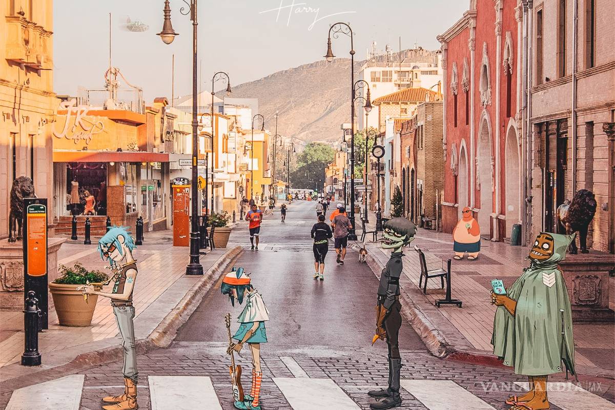 ¿De dónde salió la foto de Gorillaz en Saltillo?