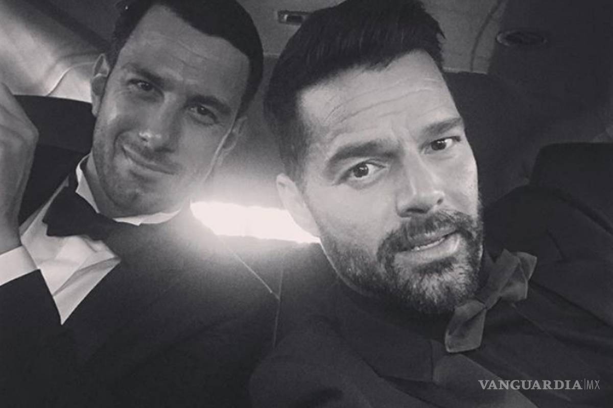 La romántica foto de Ricky Martin en la cama con su esposo