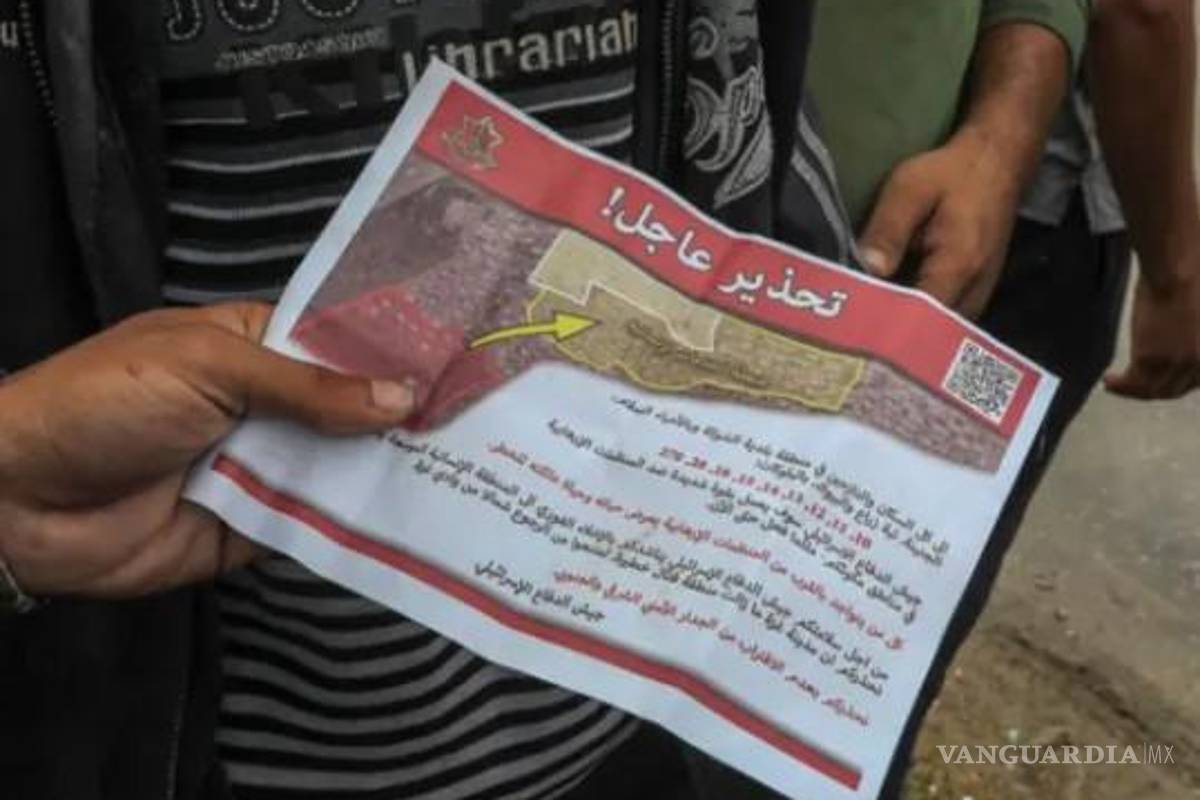 La orden de evacuación militar israelí provoca pánico en la ciudad de Gaza