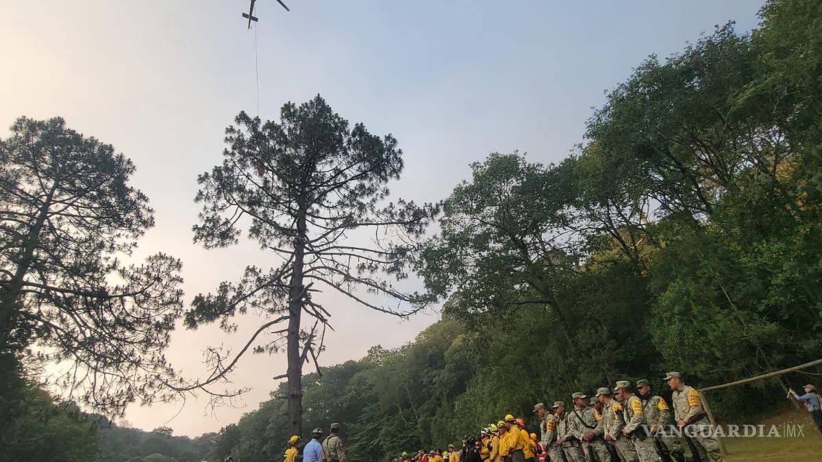 Continúa combate a los tres incendios forestales registrados en Nuevo León
