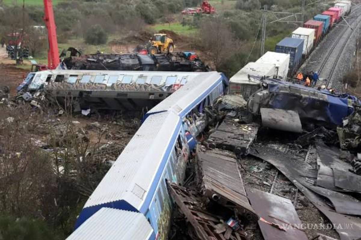 Trágico choque de trenes en Grecia deja 36 muertos y 85 heridos