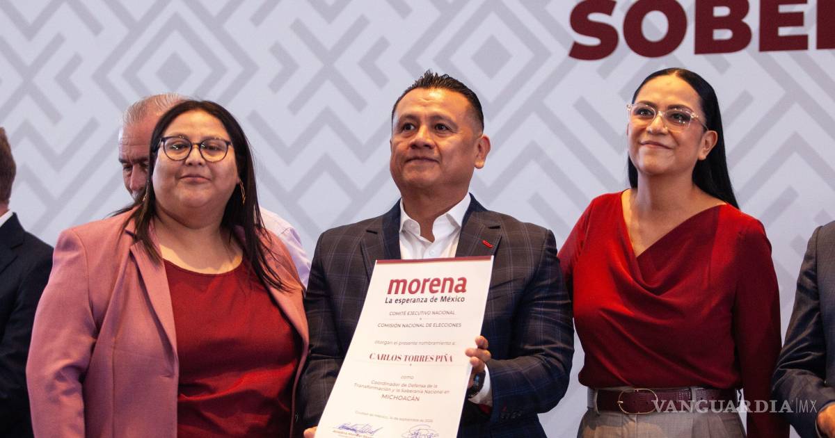Elige Morena a Carlos Torres Piña, exfiscal estatal, como ‘coordinador’ en Michoacán