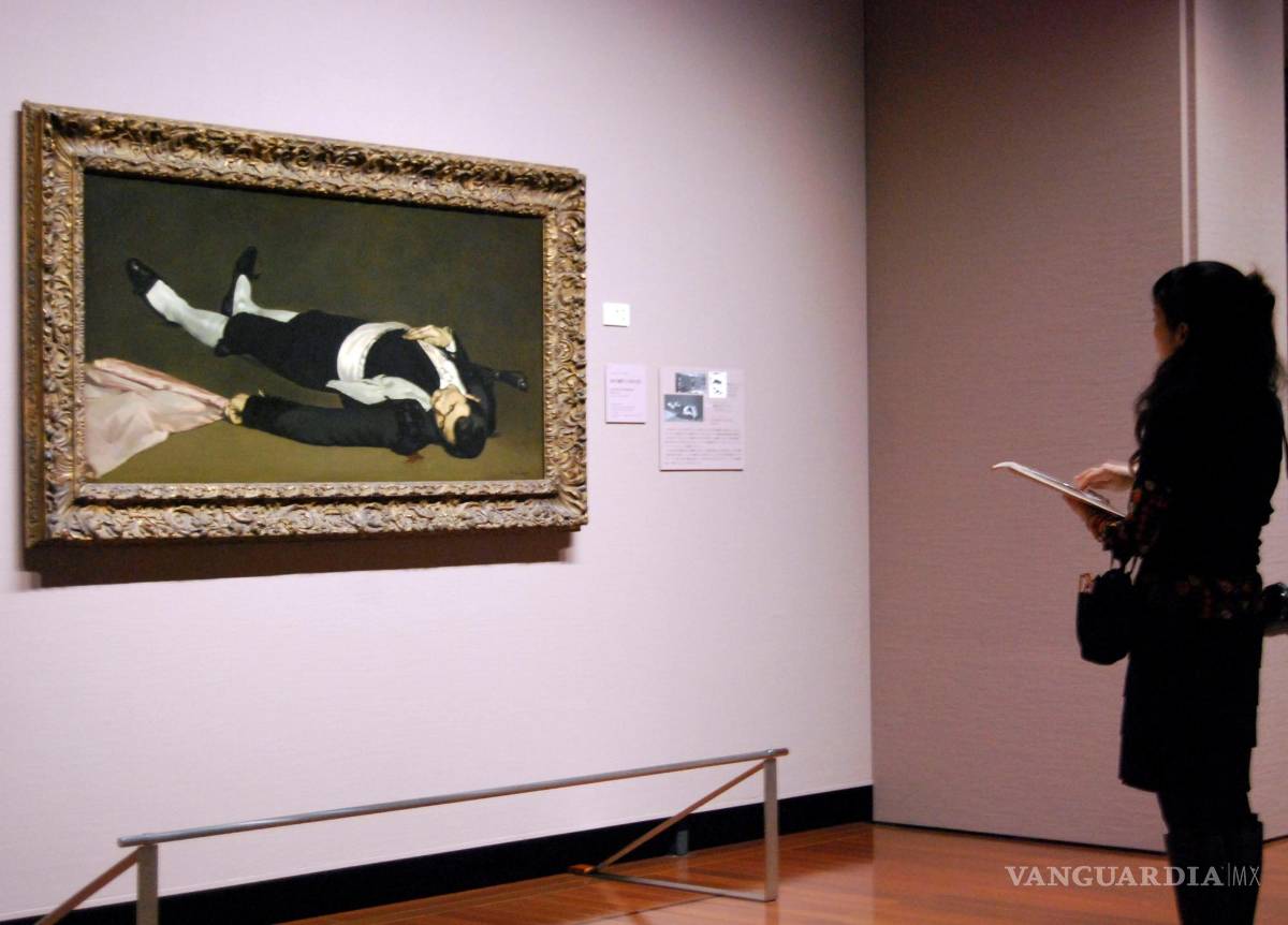 $!Imagen de El torero muerto (Le torero mort), obra de Manet. EFE/Yoko Kaneko