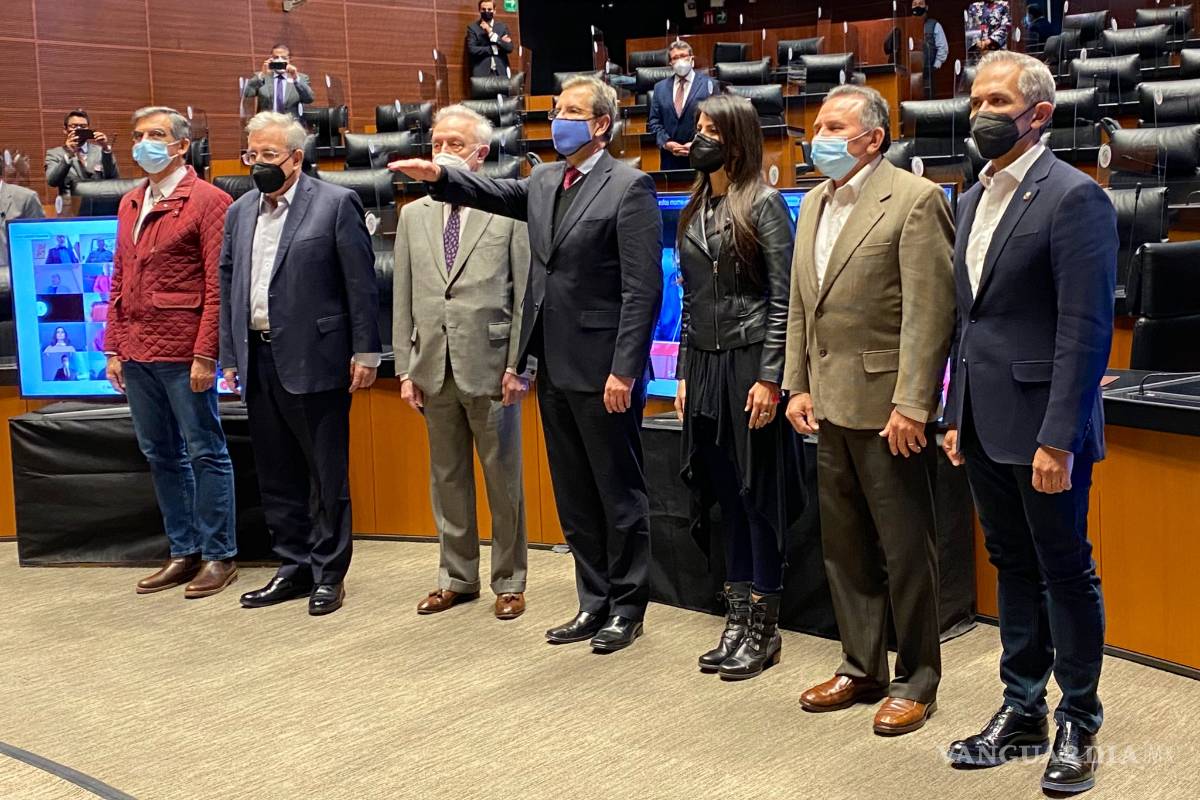 Esteban Moctezuma rinde protesta en el Senado como nuevo embajador en EU