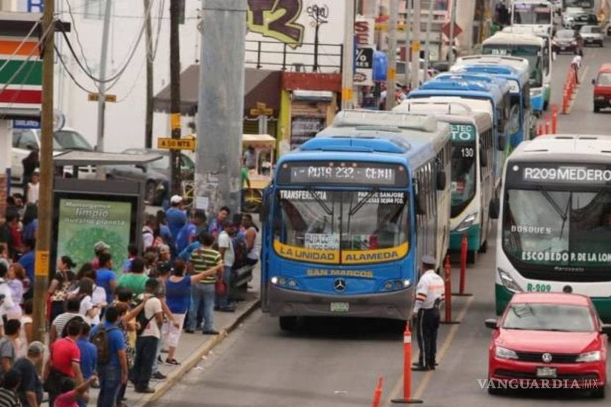 Recorta Nuevo León horarios del transporte por coronavirus