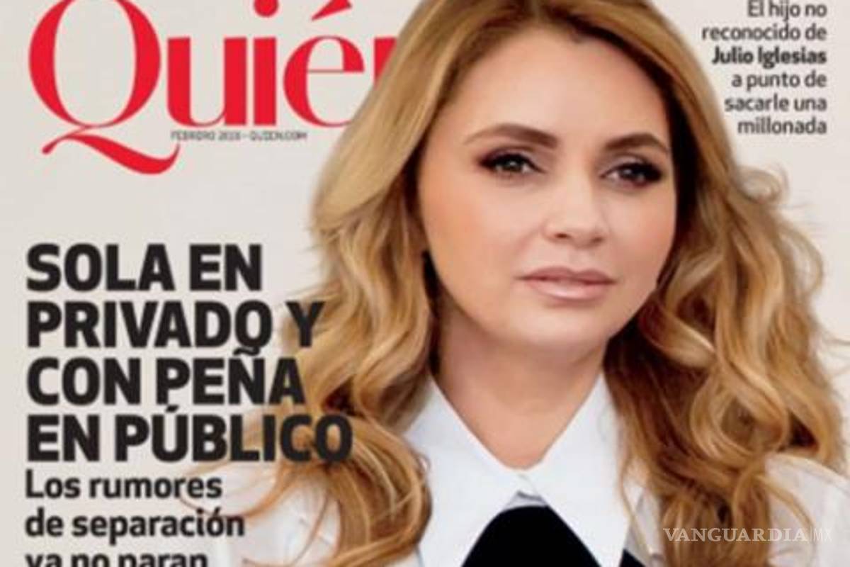 "Sola en privado y con Peña en Público"... la polémica portada de 'Quién' sobre el posible divorcio de Angélica Rivera y Peña Nieto