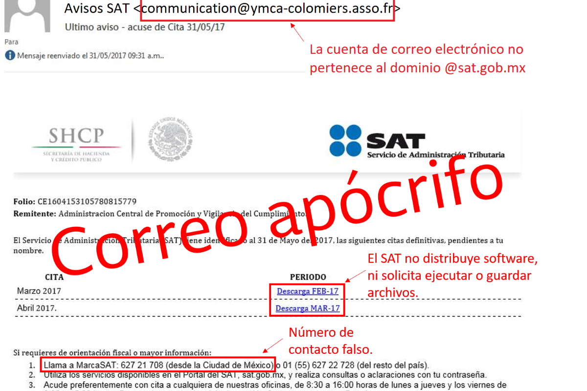 $!¡Cuidado, no es el SAT! Advierten por fraudes con presuntos correos de Hacienda: ¿Cómo saber si un correo es falso?