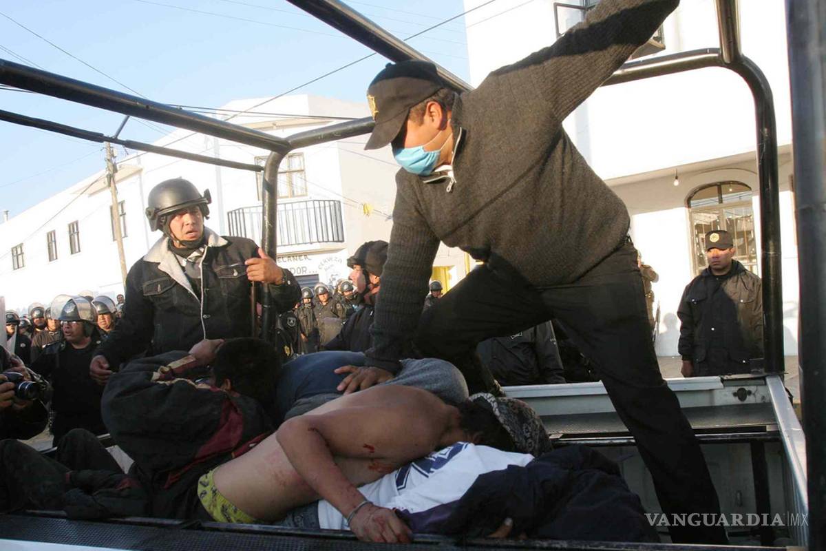 Corte avala usar la fuerza para reprimir manifestaciones, o 'disturbios públicos', en Edomex