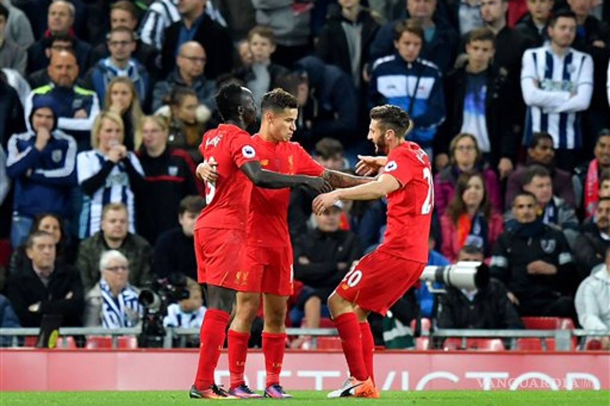 Liverpool se coloca segundo tras empate del Arsenal