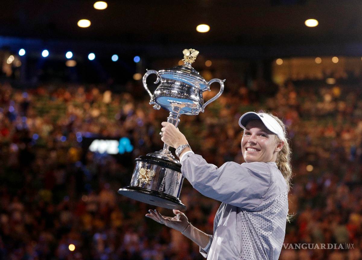 $!Así vivió Caroline Wozniacki su victoria en el Open de Australia
