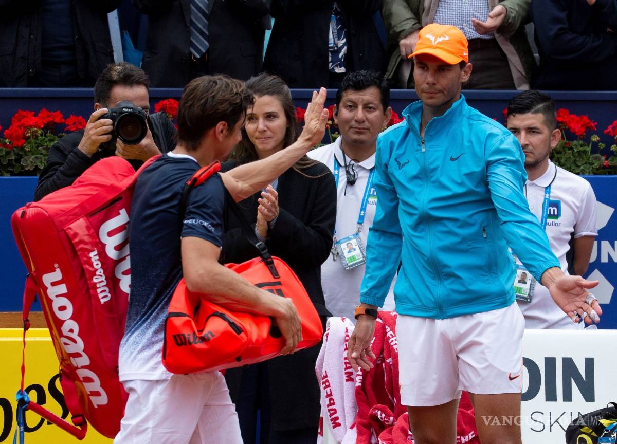 $!Rafael Nadal le da su despedida a David Ferrer del Barcelona Open