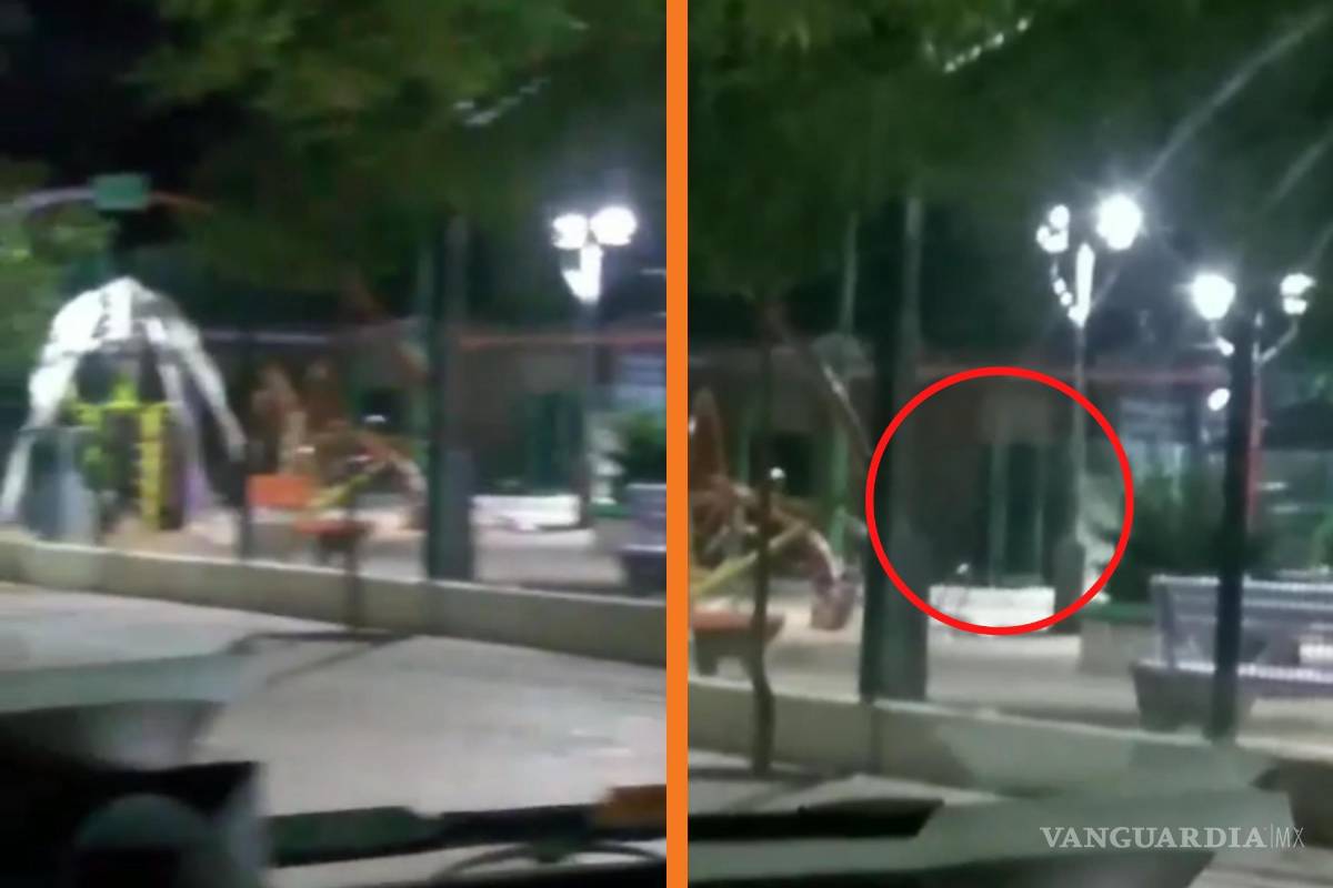 ‘¡Se está moviendo!’; captan fenómeno paranormal en la Alameda de Saltillo (video)