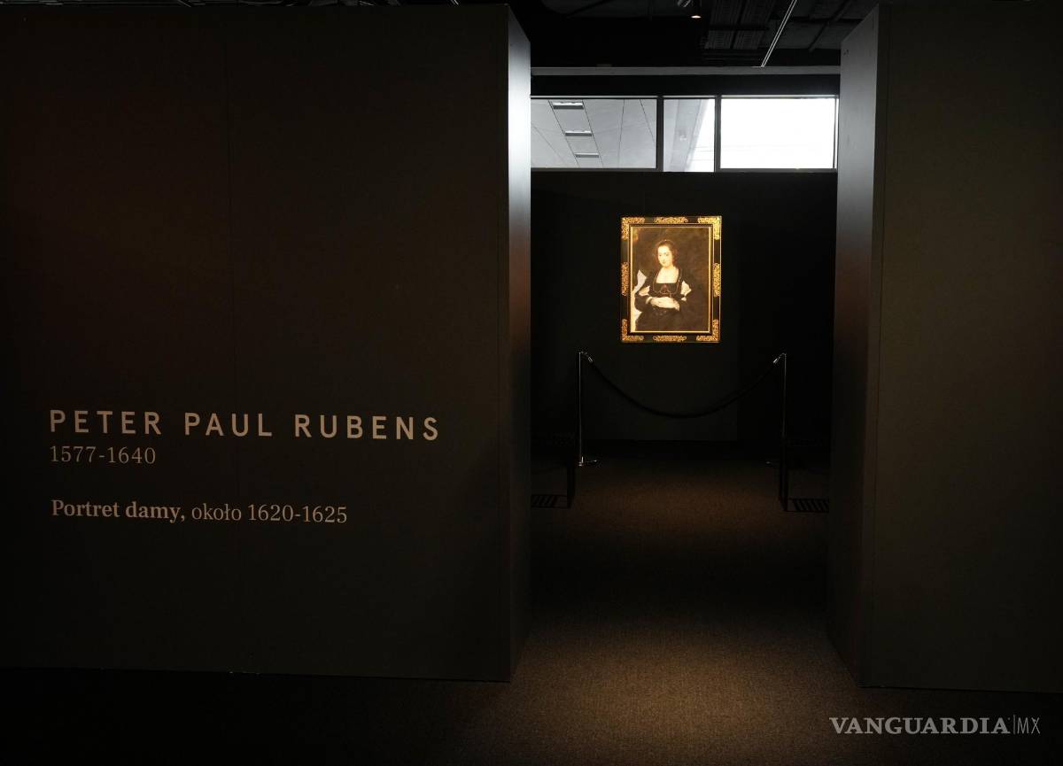 $!La obra “Retrato de una dama” del maestro Peter Paul Rubens del siglo XVII en la casa de subastas DESA Unicum en Varsovia, Polonia.