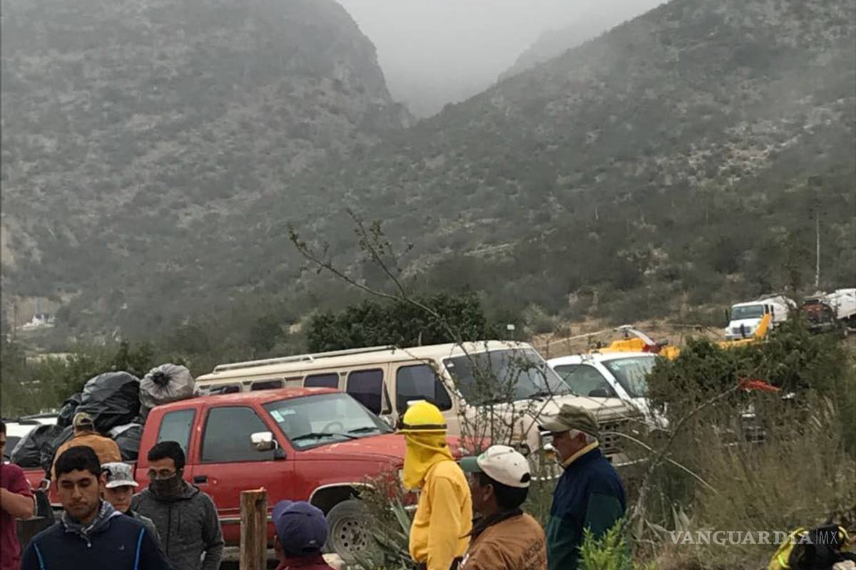 Controlan en un 70% incendio en Sierra de Zapalinamé, pese a inclemencias del tiempo