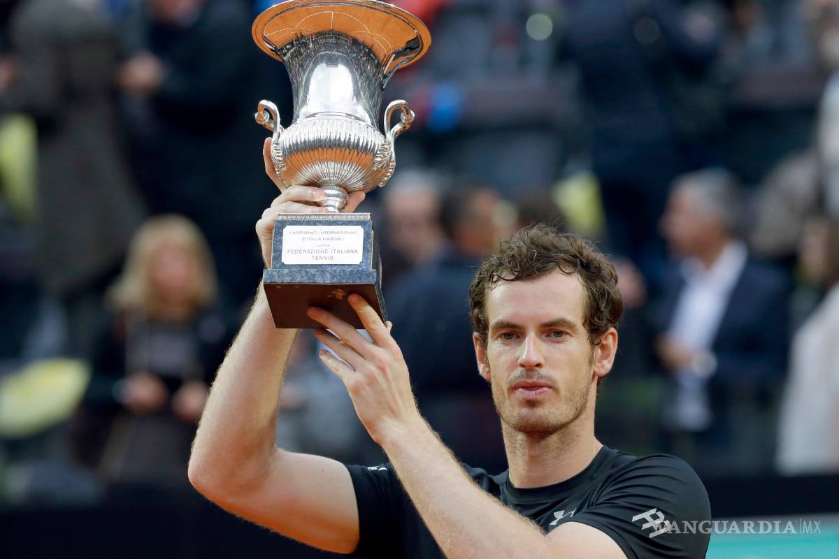 Andy Murray celebra su cumpleaños venciendo a Djokovic; se corona en el Abierto de Italia