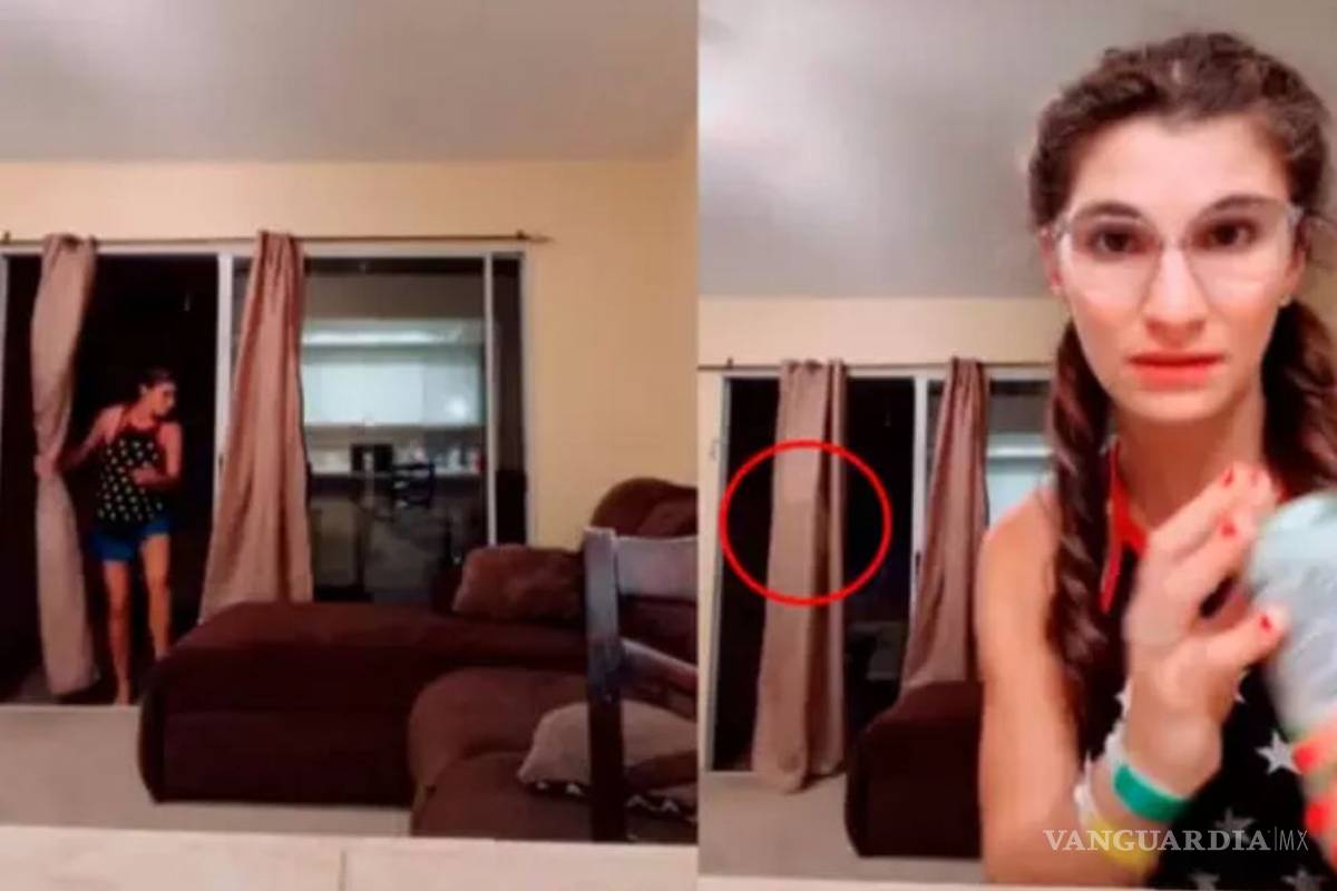 Mujer graba TikTok y capta a fantasma detrás de ella