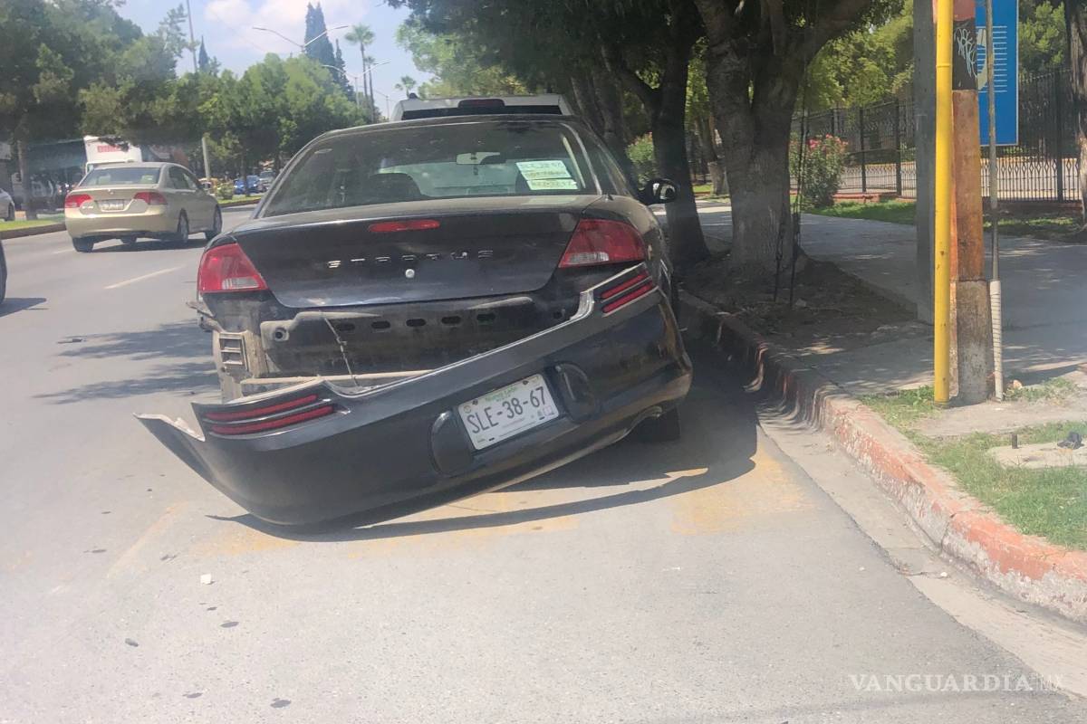 Chocan por exceso de velocidad