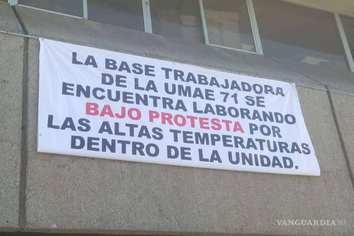 Personal de la Clínica 71 del IMSS labora bajo protesta por malas condiciones de hospital