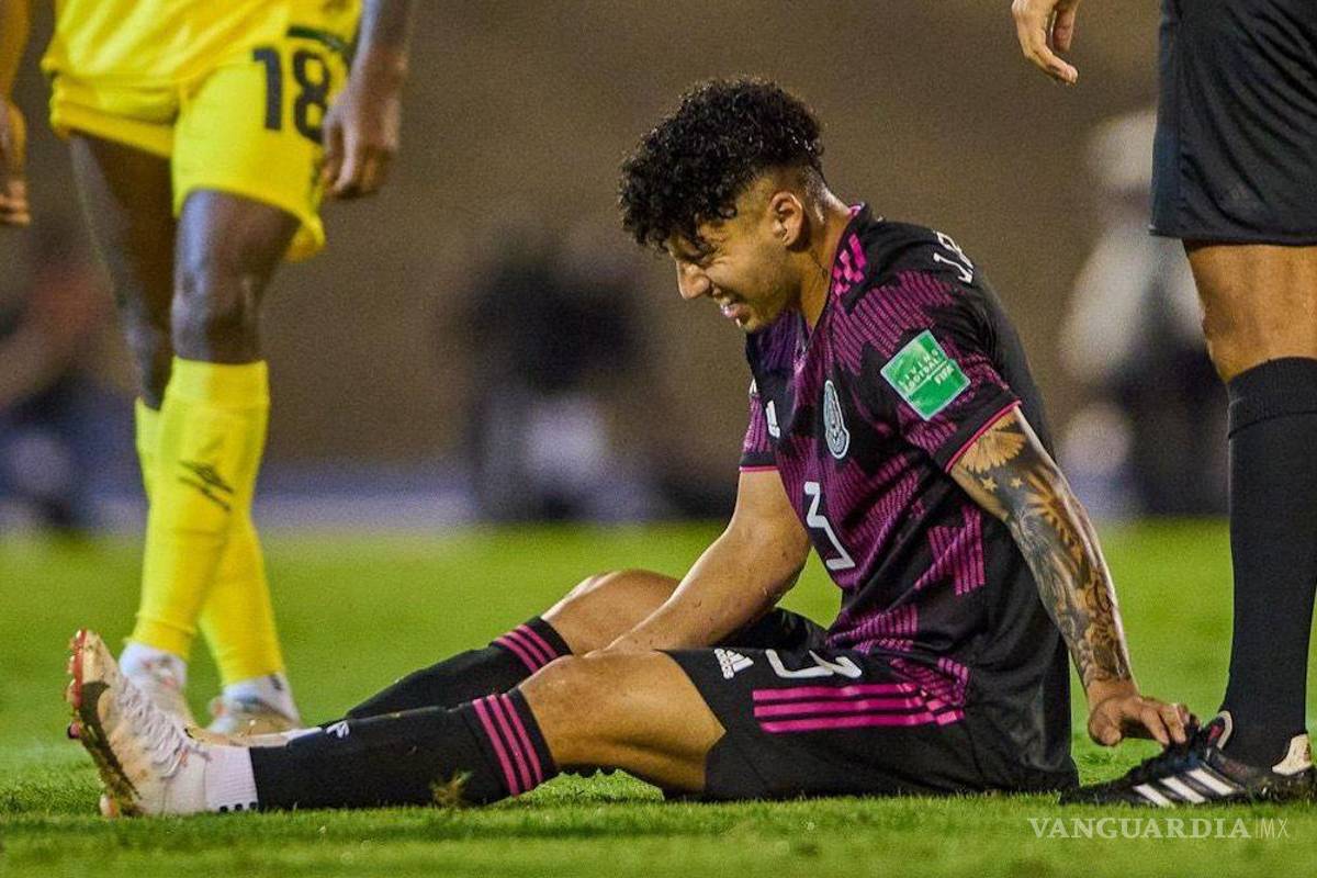 Causa baja de Jorge Sánchez en la Selección Mexicana por lesión de rodilla