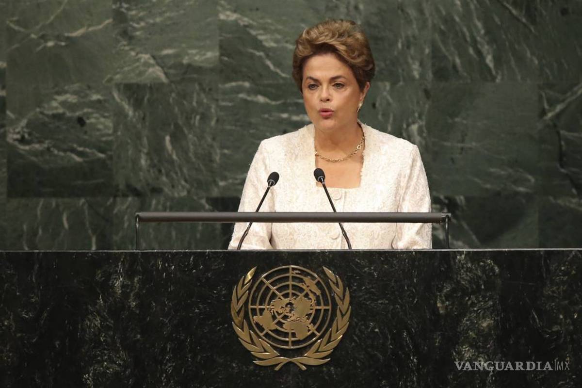 Asegura Rousseff, en la ONU, que Brasil &quot;impedirá cualquier retroceso&quot;