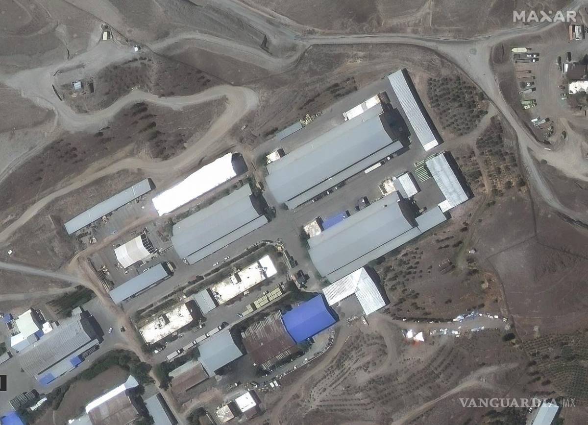 $!Imagen satelital que muestra el sitio Ghadir del CGRI en Teherán, Irán. EL director de la OIEA, Rafael Grossi, dijo que no se deben atacar los reactores nucleares de Irán.