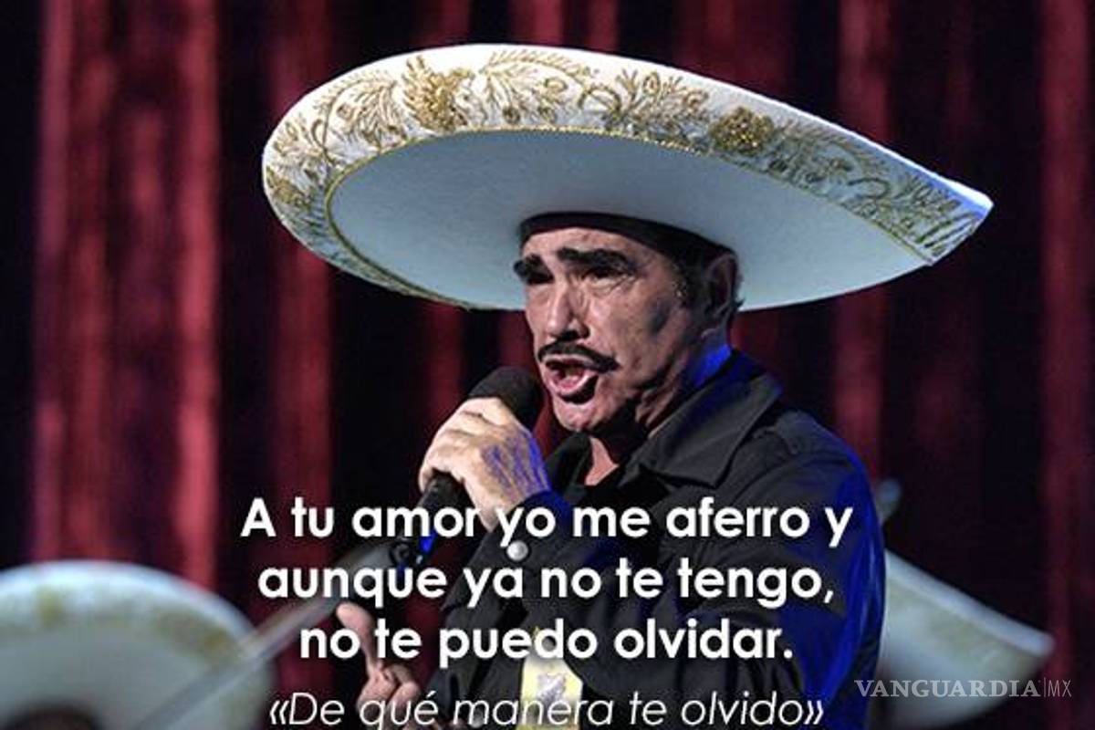 $!"Sigo siendo el rey" y otras 14 frases con las que recordaremos a Vicente Fernández
