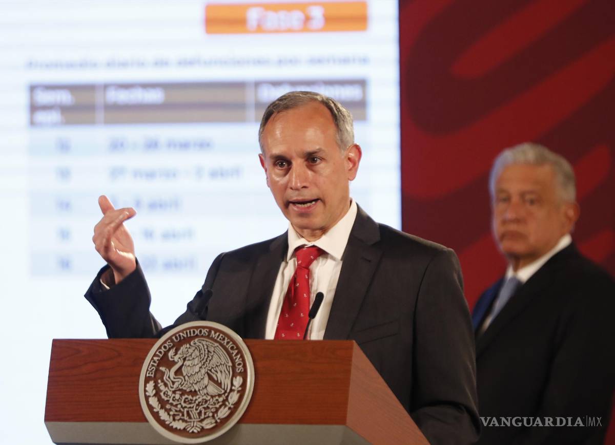 $!Imagen del 26 de abril de 2022. El subsecretario de Prevención y Promoción de la Salud, Hugo López-Gatell, durante su participación la mañanera.