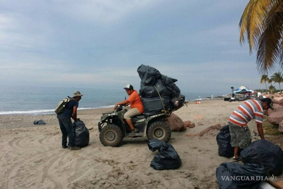 Turistas dejan 700 toneladas de basura en Puerto Vallarta