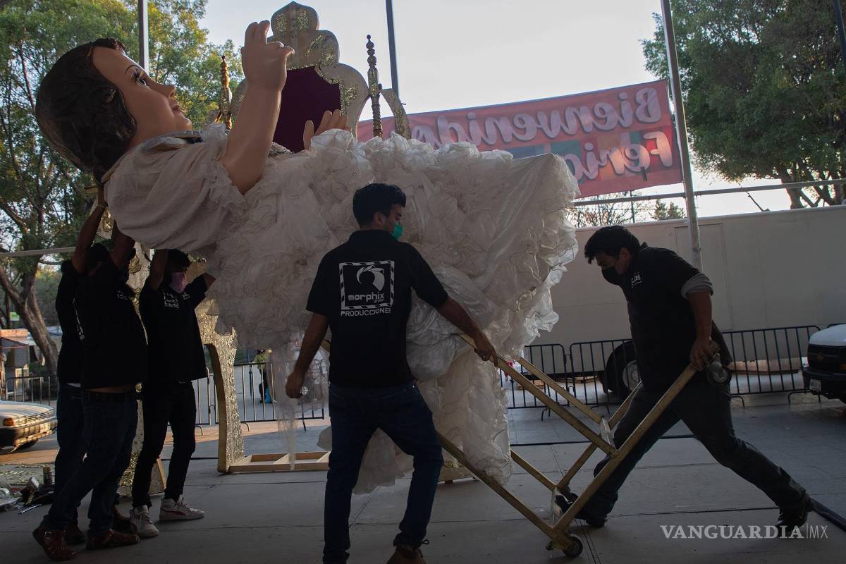 Un Niño Dios de cinco metros en México, un mensaje de esperanza y de salud