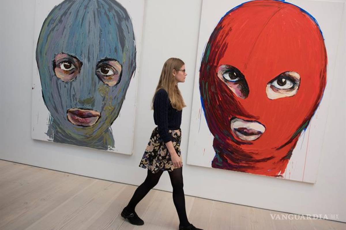 $!Pussy Riot pide luchar por la libertad en la Saatchi Gallery de Londres
