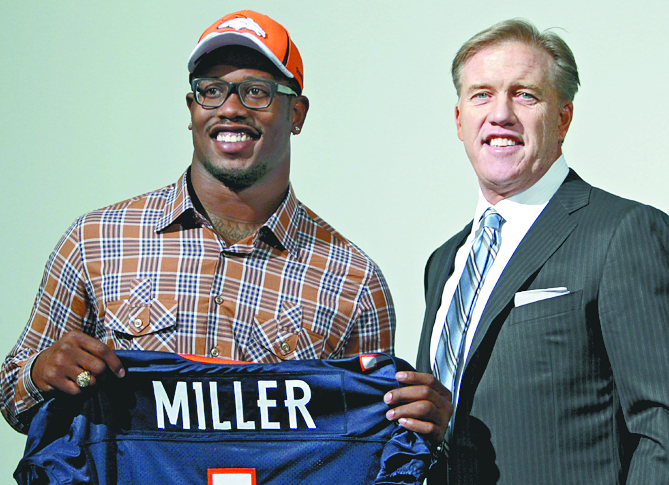Von Miller tiene un objetivo en Denver