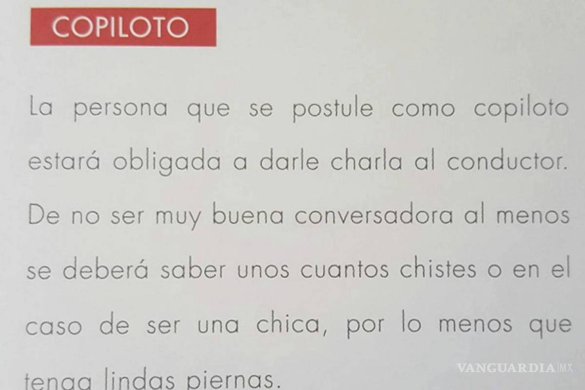"Si es una chica, que tenga lindas piernas": Fiat Argentina