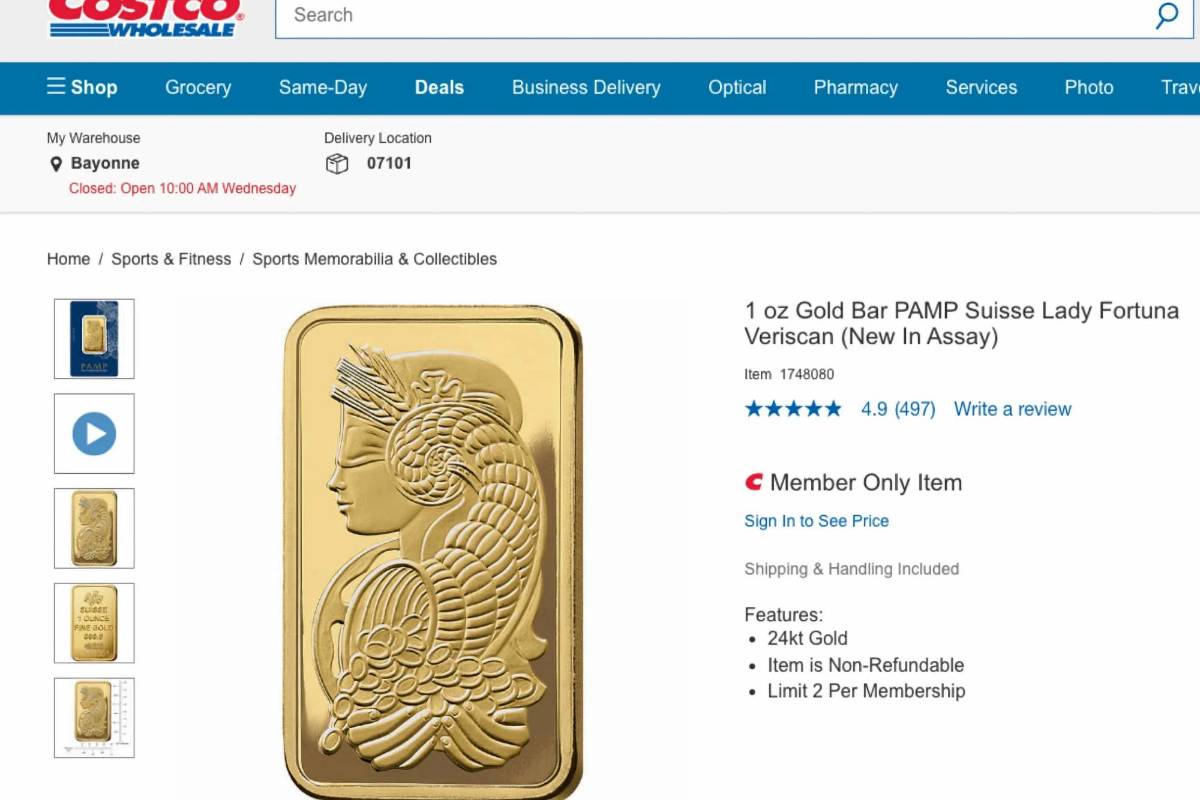 Costco pone a la venta un producto inusual, lingotes de oro, fue tanta la euforia de los clientes que se agotan en pocas horas