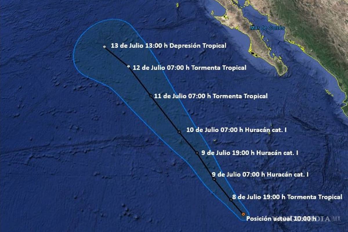 Tormenta tropical ‘Eugene’ se acerca a costas del Pacífico