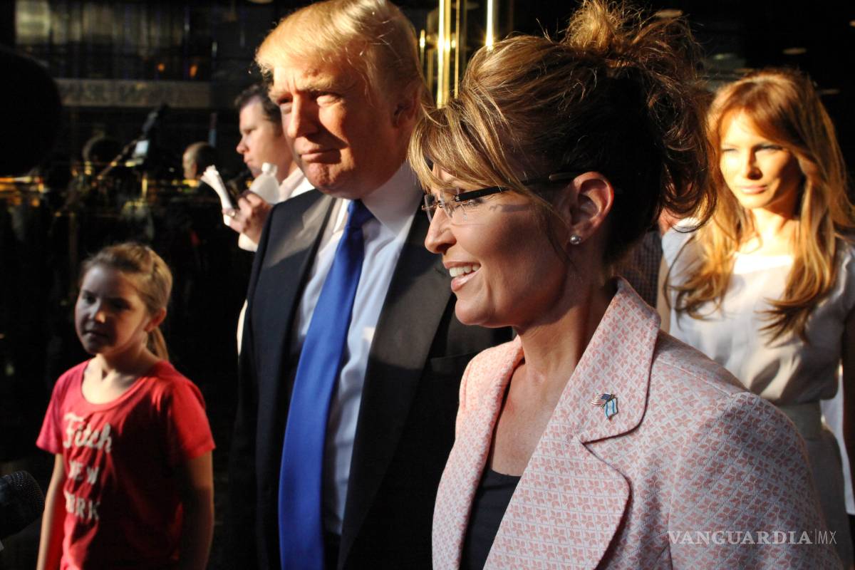Trump recibe apoyo de ex gobernadora de Alaska, Sarah Palin