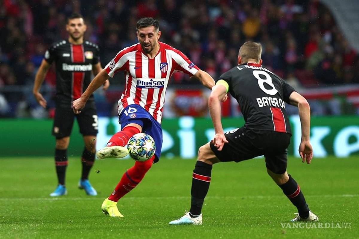 Herrera cumple en su primera titularidad en Champions con el Atleti