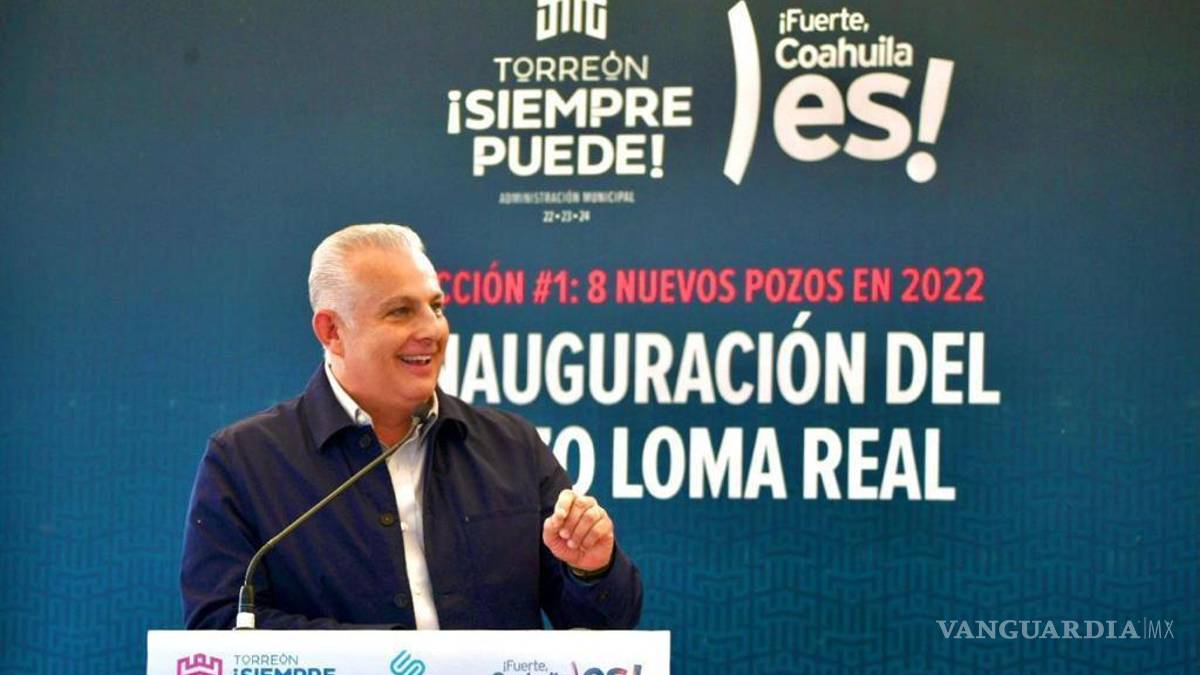 Inauguran en Torreón el quinto pozo de agua perforado durante esta administración