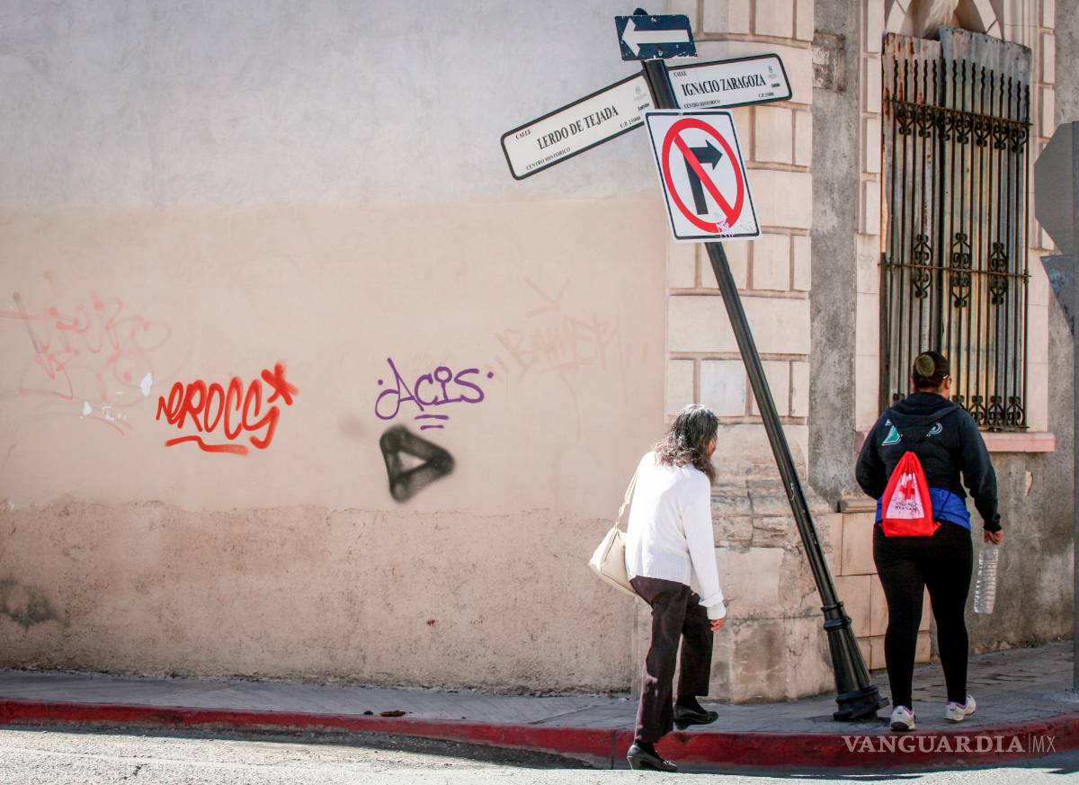 $!El lado gris del Centro Histórico de Saltillo